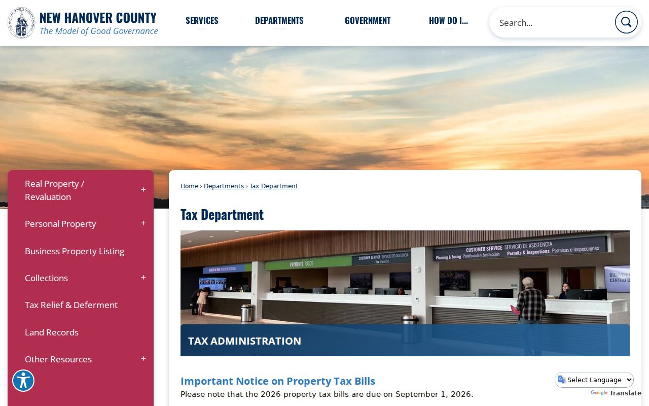 New Hanover resident lookup property search guidance