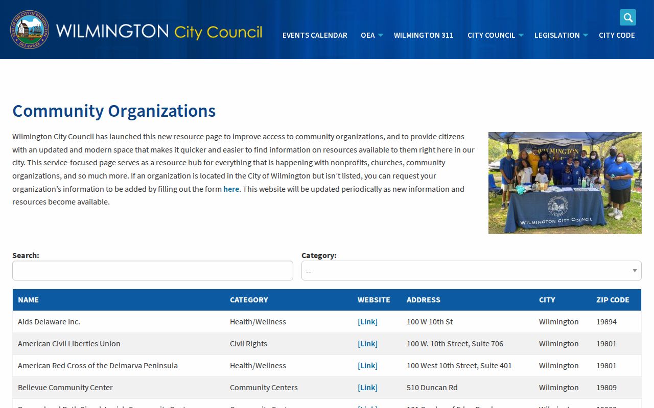 New Hanover neighbors community organizations directory